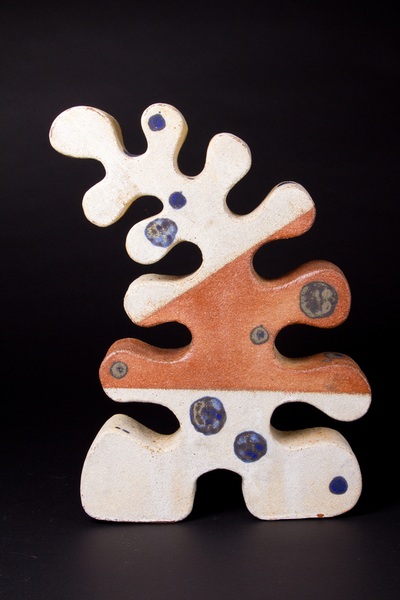 Fern Jigsaw  Ceramic  Wood Fired Stoneware