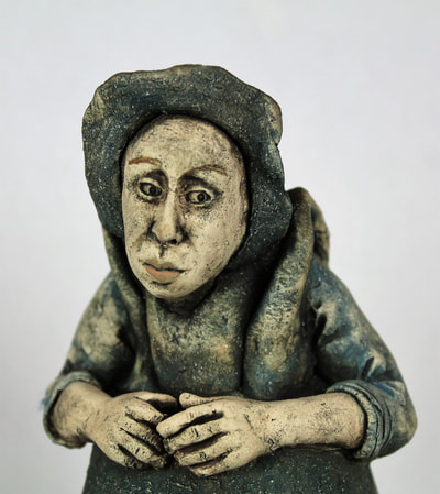 Stoneware Figure of a Woman